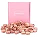 Venxic 80-Pack Aromatic Cedar Balls for Closets Drawers Clothes Storage Protection & Freshener, Natural Red Cedar-Wood Heart Blocks Shoe Deodorizer Odor Fresh