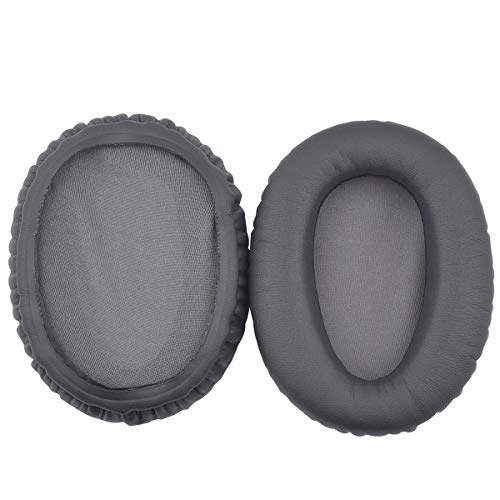 Almohadillas de repuesto WH-CH700N de cuero sintético para auriculares, cojines para orejas, cubiertas de orejeras, piezas de reparación compatibles con auriculares WH-CH700N (Negro) miniatura 2