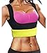 Ursexyly Fat Burner Sweating Vest Shirt Neoprene Slimming Sauna Suit Tank Top for Women (Black Sauna Vest, L, US 12-14)