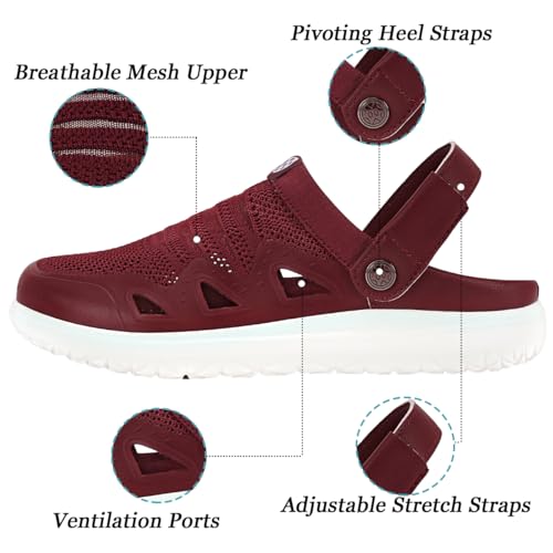 Image of Eagsouni Mens Womens Arch Support Garden Clogs