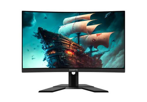 GIGABYTE G27FC A,27″,165Hz, FHD(1920 x 1080) Curved Gaming Monitor, VA 1500R Display, 1ms (MPRT) Response Time, 91% DCI-P3, 127% sRGB
