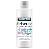 X ARTY HUB Acrylic Varnish Matte 250 ml, Anti-Yellowing/Fading/Cracking Acrylic Paint Sealer, Waterproof, Stain & Moisture Resistant Coating, Brushable and Sprayable