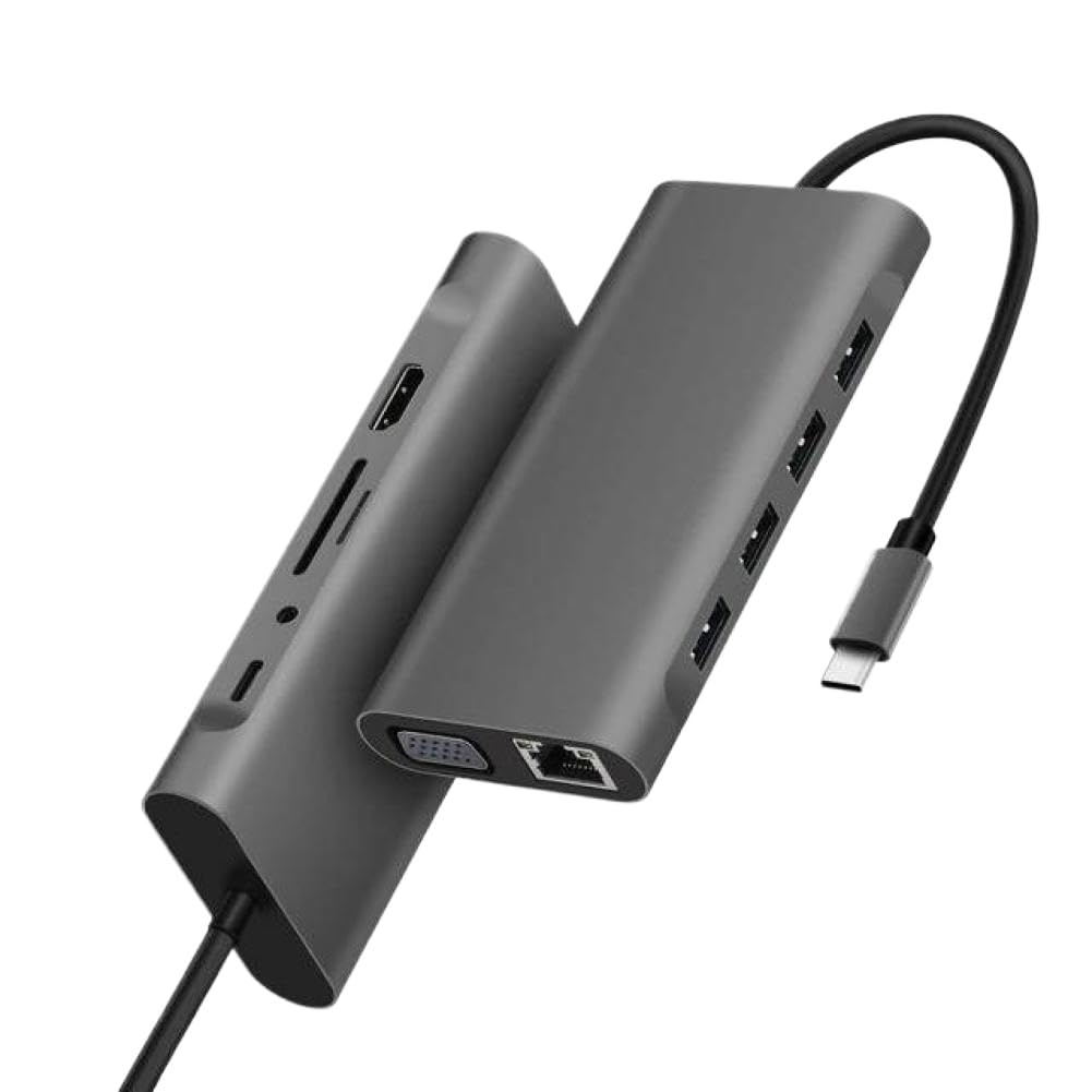 USB C Docking Station 11-in-1 USB 3.0 HUB Type C to HDMI Ada