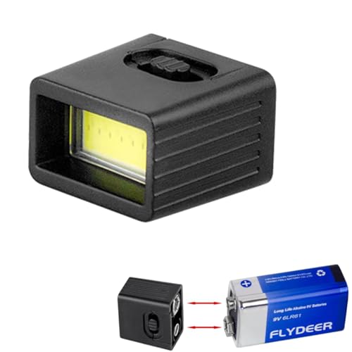 Image of 9 Volt LED Portable Flashlight- High Lumens Mini LED Flashlight, Compact 9 Volt Pocket Torch for Camping, Hiking, and Emergency Use (1Pcs)