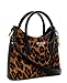 Imagen de GUESS bolso bandolera Domitilla Mini Satchel Bag Leopard marrón