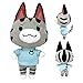 QDYL 1 pc Animal Crossing New Horizons Sherb 21/30 / 40cm Peluche Peluche Poupée Limitée Grand Cadeau pour Vos Enfants, Petite Amie ou Amateurs de Dessins animés pour la Collection (A: 21cm)