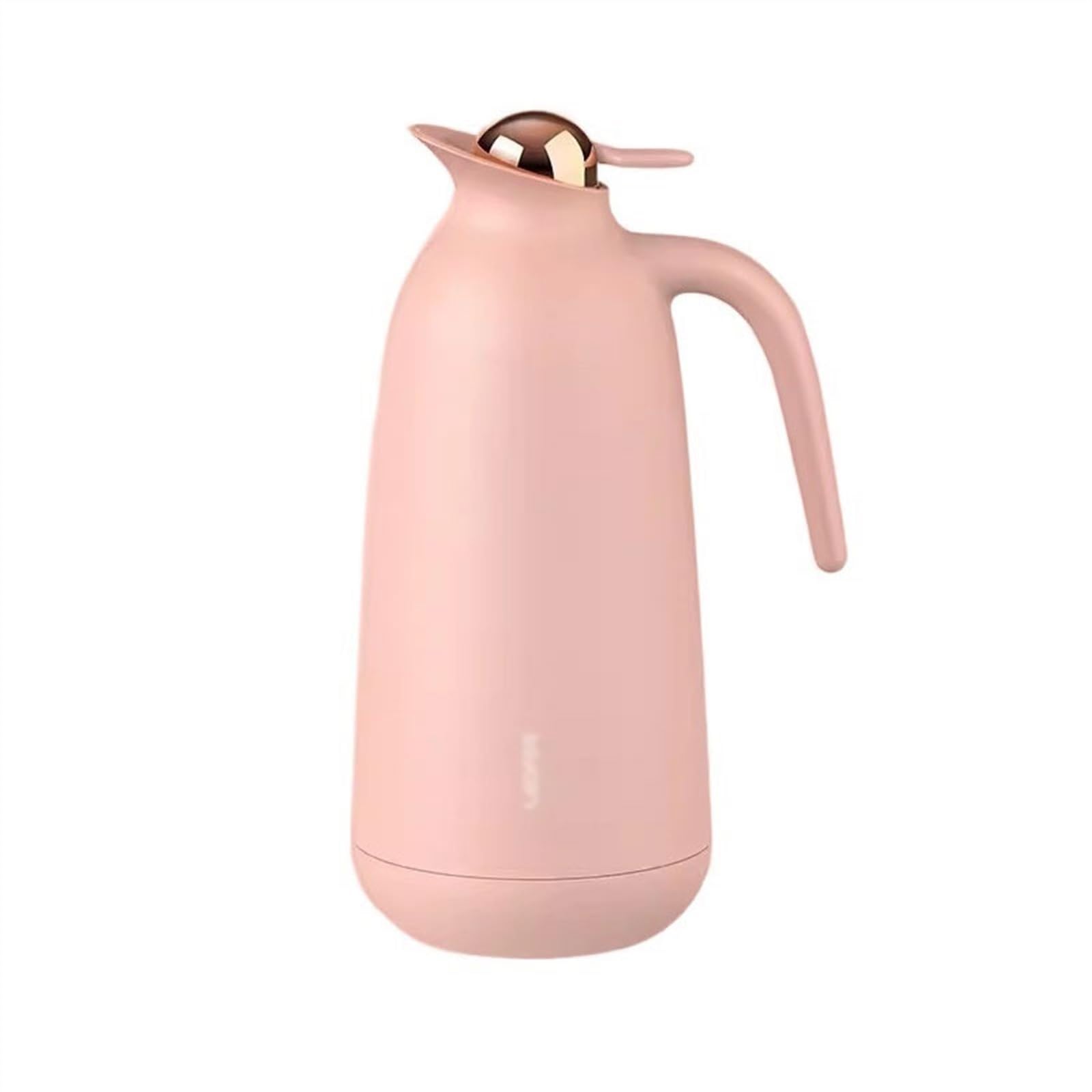 Distribuidor de agua caliente, Botella de agua con aislamiento al vacío de 1,5 l (50 oz), de acero inoxidable 316, con jarra térmica y operación con una sola mano, a prueba de fugas, multicolor.(Roze)