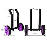 ASMSW Adjustable Stand Up Paddle Board SUP Surfboard Carrier Cart Trolley Lightweight Dolley with Easy to Use Beach Wheels