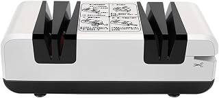 Afilador automático y de herramientas Diseño multifunción eficiente para uso en cocina (blanco)