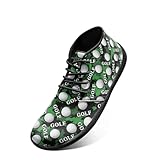 Chririnla Golf Mens Athletic Shoes Non Slip Road Running Shoe Comfortable Teen Boys Athletic Dress Sneakers Classic Lace Up Athletic Sneaker