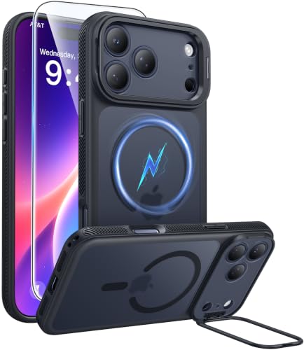 Image of FNTCASE for Phone 18 Pro Max Case /Phone 17 Pro Max Case with Stand Black