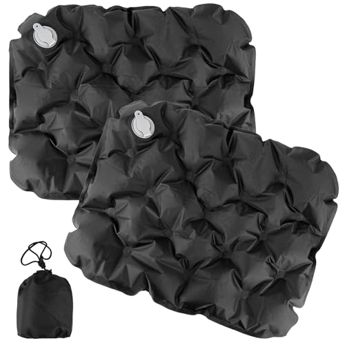 2 Stück Aufblasbares Sitzkissen Outdoor, Wasserdicht Camping Sitzkissen...