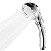 Produktbild Etmury Handbrause Duschkopf Handbrausen Hand Dusche mit 3 Modi Dusche Universal mit Stop Hand Dusch Kopf Chrom Duschkopf Abnehmbarer Wassersparend Handbrause Hochdruck Handheld Bad für Baden und Spa