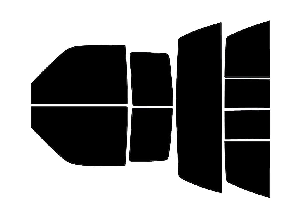 Rvinyl Window Tint Kit Compatible with GMC Sierra 1993-1999 (2 Door) - Complete Precut Kit - 5%