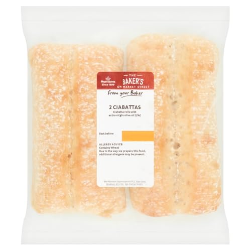 Morrisons Market Street Ciabattas 2 Pack