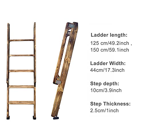 Escalera de cama resistente para ático de dormitorio y litera de RV 3