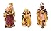 3 Weihnachts-Könige 12 cm Krippenfiguren Tiere Geburt Jesus 3 Könige Krippe Handwerk Gott