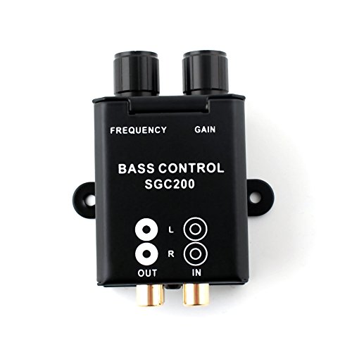Car Home Subwoofer Equalizer Crossover Amplifier RCA Adjust Line Level Volume Remote Amplifier Level Controller