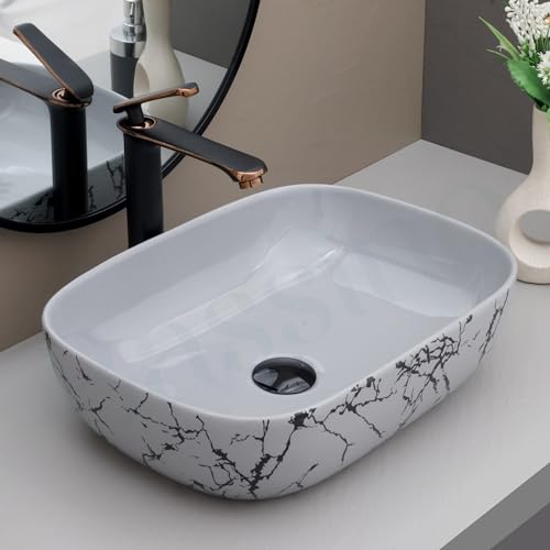 Image of BASSINO Premium 6 Inch Brass Waste Coupling /Washbasin Drainer /Rust-Proof Pop-Up for Basin /Drain Stopper for Tabletop, Wall-Mount & Pedestal Wash Basins(Glossy Black)