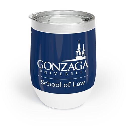 GONZAGA UNIVERSITY Bulldogs Chill Wine Insulated Tumbler - Fan Cup - Personalized - Customizable (LAW SCHOOL)