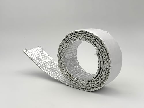 Scudo Termico Adesivo 50mm (spessore 3mm) 2 METRI, Ignifugo e Riflettente Aerospaziale by Balconi Performance