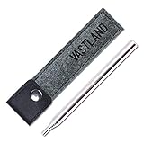 VASTLAND(ヴァストランド) ふいご 火吹き棒 火起こし カラビナ収納ケース付き 伸縮6段式 ヘザーブラック