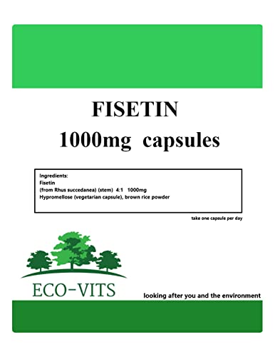 Fisetin 1000mg 60 cápsulas COGNATIVAS Apoyo Mente Saludable