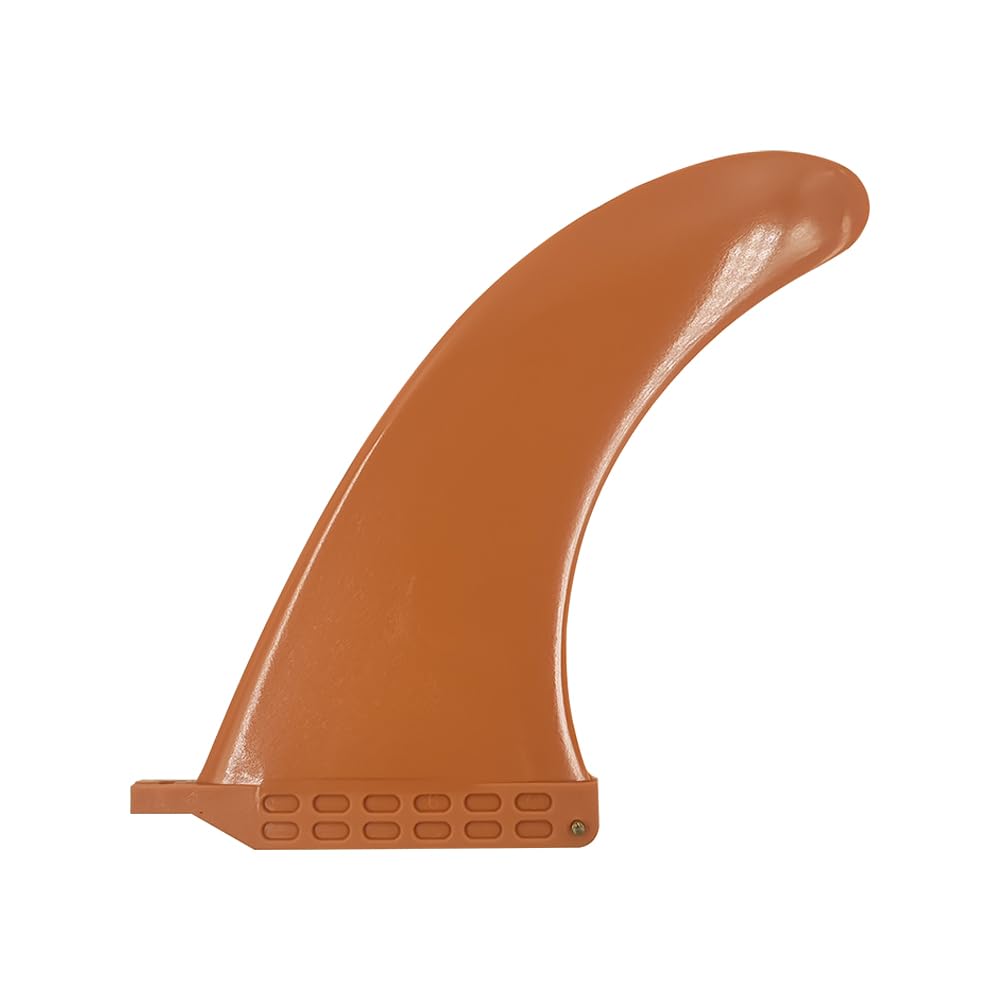 UPSURF 6.5" 7" 8" 9" 10" Longboard & SUP Single Surfboard Fin - Free No Tool Fin Screw - Center Fin for Surfboards & Paddleboards