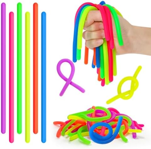 Fidget Toys For Kids Adults, 6Pcs Textured Sensory Stones For Autism ADHD Kids Calming, Fidget Stress Toys For Kids-Anxiety Relief, Fidgets For Classroom