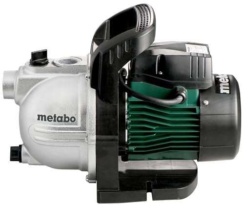 metabo Gartenpumpe P 2000 G – 600962000 – Bewässerungspumpe mit 2000 l/h Fördermenge – Ideal für 1-2 Regner – 450 W, 3 bar, 30 m Förderhöhe