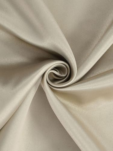 Image of 100% Blackout Curtains for Window- 4 Feet (Pack of 1) | Black Back Coated Fabric |Heat & Noise Insulation | Eyelet Curtains for Living Room & Bedroom |Mocha