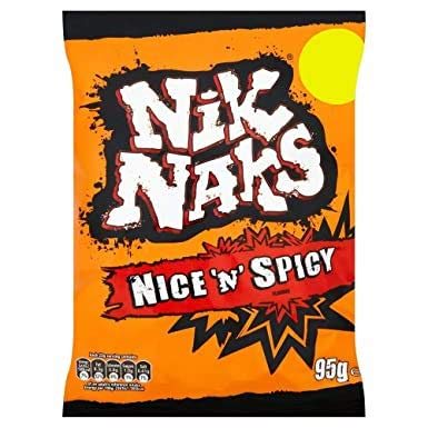 Nik Naks Nice'N'Spicy - 95g - Pack of 8