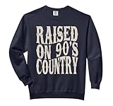 Raised On 90's Country Music Funny Vintage Retro...