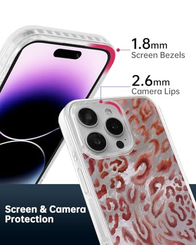 Coque iPhone 16 Pro Max imprimé léopard : finies les rayures avec style - 5