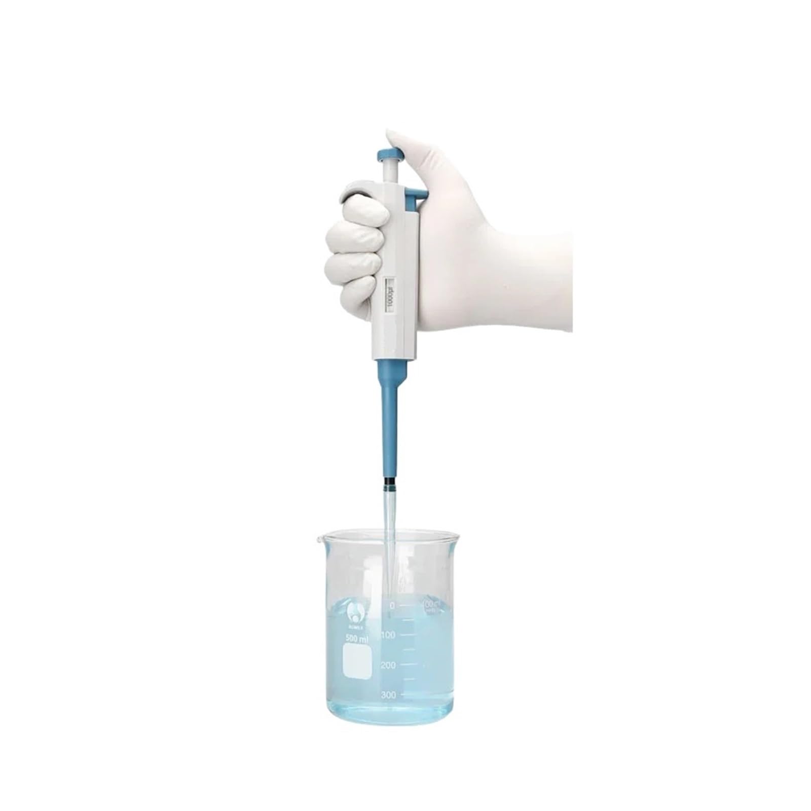 Laborpipette Wirtschaftliche Mikropipette Einzelkanal Einstellbares Volumen Mechanische Pipette Pipette 0,1 bis 10000ul(50-200 ul)