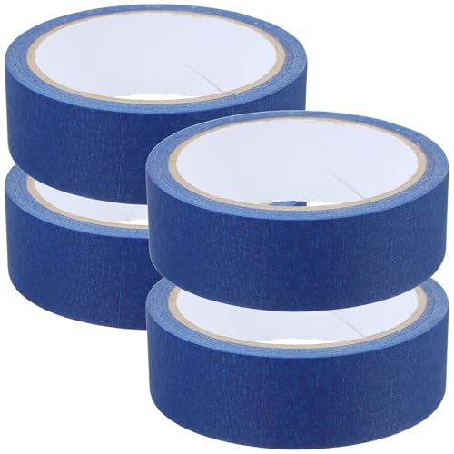 Ruban de masquage peinture bleu foncé 4 rouleaux adhésifs