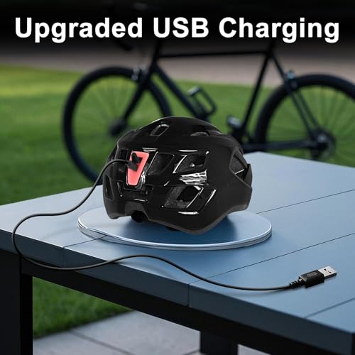 Bike Helmet Adult for Men, Lightweight Ebike Helmet with LED