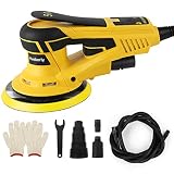 Electric Random Orbital Sander Brushless Motor Powerful 350W Polisher Sander 6-Inch 10000 RPM Variab