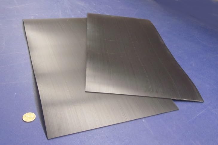 UHMW PE Black Sheet 1/16" .062" x 12" x 24" 2 Pcs