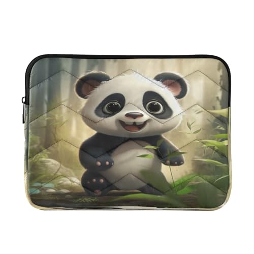 Funda para portátiles 13-14 pulgadas con diseño de panda impermeable