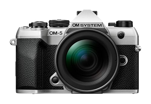 Image of OM SYSTEM OM-5 Mark II SLV w /M.ZUIKO Digital ED 12-45mm F4.0 PRO KIT Compact Light Weight Weather Sealed 4K Video Camera Best for Outdoor Travel