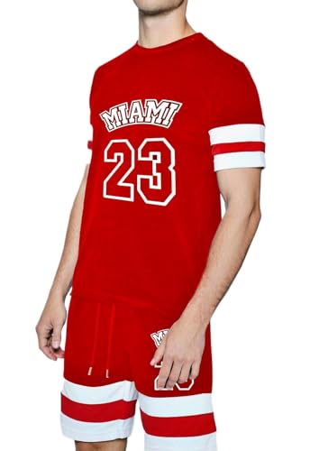 Image of Joggers Park Awesome Men Tracksuit (2SS-09(Red)-XL)