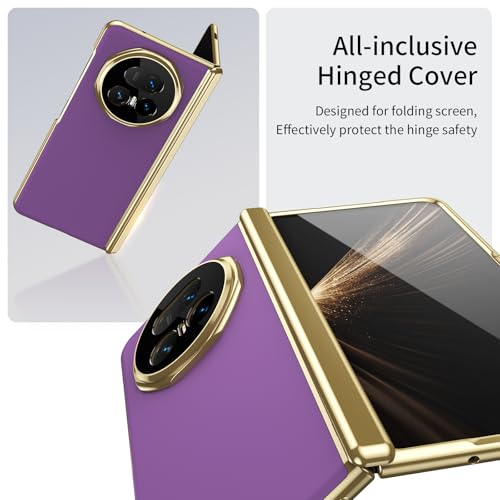 Coque Honor Magic V5 antichoc avec protection de charnière articulée en or