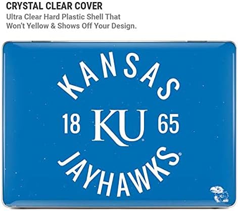 Skinit Case + Skin Compatible with MacBook Air 13in (2020) - Officially Licensed Kansas Jayhawks KY 1865 Design