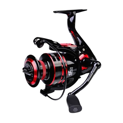 Qianly Fishing Reel High Speed Baitcasting Reel Low Profile for Summer Saltwater Freshwater, 8000 Type