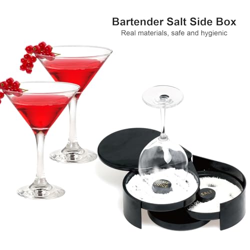 Outil de barman 3 niveaux en plastique noir pour cocktails et margaritas