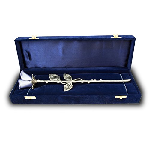 image for OneWorld Memorials Rose Stem Bronze Keepsake Urns - Extra Small Holds 