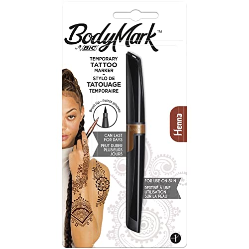 BIC BodyMark Stylo de Tatouage Temporaire - Marron