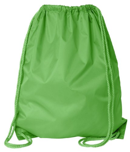 Large Drawstring Backpack OS LIME GREEN3