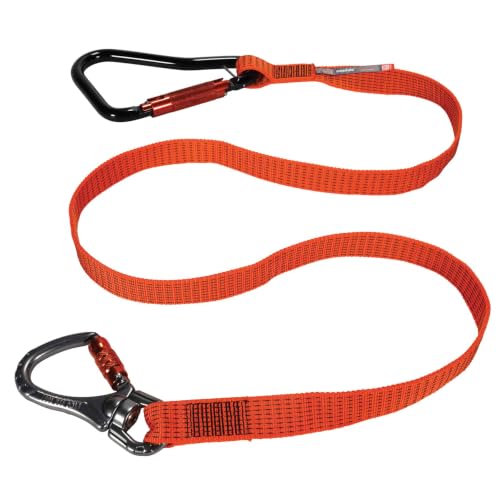 Image of Ergodyne Squids 3149 Heavy Duty Tool Lanyard, Double Locking Carabiner, Tool Weight Capacity 80lbs